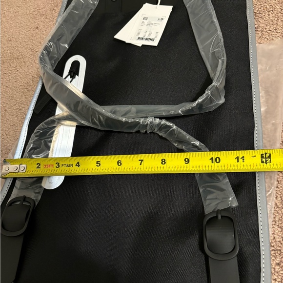 Rains Reflective Backpack Black Waterproof NWT Unisex - Picture 7 of 7